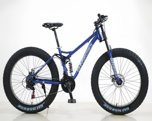 Vélo de montagne tout suspendu pour la descente, modèle à double suspension, résistant aux fortes chutes, capable de sauter sur les sentiers enneigés - Product Image 1