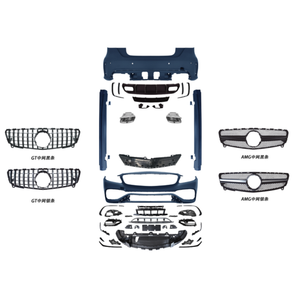 Kit de pare-chocs pour Mercedes-Benz <span class=keywords><strong>Classe</strong></span> <span class=keywords><strong>A</strong></span> W176 <span class=keywords><strong>AMG</strong></span> <span class=keywords><strong>A45</strong></span>, comprenant un ensemble de pare-chocs avant avec calandre et diffuseur arrière - Product Image 1