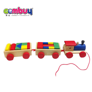 Bebé de seguridad colorido juguetes de bloques de construcción de tren - Product Image 5