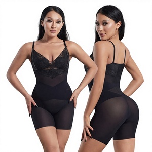 Century Beauty Plus Size Slimming Full Body Shaper Custom One Piece <strong>Lace</strong> <strong>Sexy</strong> Women <strong>Tummy</strong> <strong>Control</strong> Shapewear <strong>Bodysuit</strong> with <strong>Lace</strong> - Product Image 6