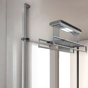 New smart remote control double light electric clothes drying rack with full function air drying and voice control - Product Image 6