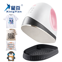 Mini presse à chaud manuelle portable pour t-shirts, chaussures, chapeaux, écharpes, usage domestique et professionnel, transfert thermique 110V/220V