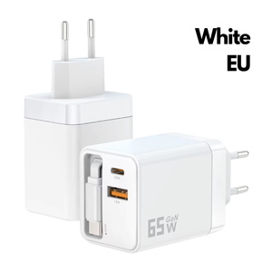 Cable Tipo C Retráctil de 65W con Enchufe Americano Plegable para Carga Rápida de Teléfono y Laptop, <span class=keywords><strong>Precio</strong></span> de Fábrica OEM - Product Image 6