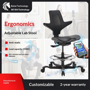Escritorio de Computadora Ergonómico de Metal, Silla de Salón Giratoria con Elevación de Barra, Muebles <span class=keywords><strong>para</strong></span> el Hogar, Diseño Moderno y Simple - Product Image 2
