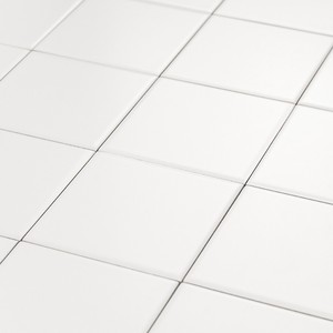 Piastrella Bianca Opaca 10x10 Cm con Bordi Irregolari, Spessore 6,8 Mm per Uso a Parete e Pavimento - Product Image 6