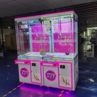 Machine de jeu d'arcade populaire en gros pour un joueur, avec cadre néon, écran personnalisé, lecteur de paiement par carte personnalisé