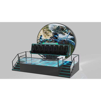 Simulateur de machine de tir à écran LED intérieur (3D 4D 5D 6D 7D 8D 9D 12D) Simulateur de mouvement de réalité virtuelle en dôme 1 an 2 joueurs