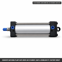 Cylindre pneumatique d'entraînement pour pompe à béton montée sur camion, pièces détachées, cylindre pneumatique pour machine de dosage pour centrale à béton, vente en gros