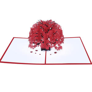 Cartes <span class=keywords><strong>d</strong></span>'<span class=keywords><strong>invitation</strong></span> de mariage et <span class=keywords><strong>d</strong></span>'anniversaire créatives 3D en forme <span class=keywords><strong>d</strong></span>'arbre <span class=keywords><strong>d</strong></span>'amour, nouveauté très vendue - Product Image 1