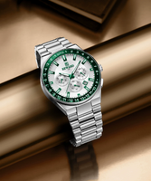 Nouvelle montre pour homme REWARD, chronographe de luxe, montre-bracelet pour homme, bracelet en acier inoxydable massif, montre de haute qualité pour homme