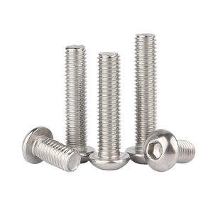 Vis à tête ronde en acier inoxydable 201, vis à tête hexagonale, boulon à tête bombée, rivet en forme de champignon - Product Image 1