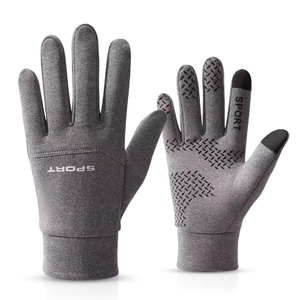 Gants de sport d'<span class=keywords><strong>hiver</strong></span> personnalisés, fins, légers, thermiques, tricotés, pour la course à pied et le cyclisme par temps froid, vente en gros - Product Image 2