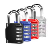 Offre Spéciale : Cadenas à Combinaison à 4 Chiffres en Alliage de Zinc, Verrou Métallique Compact Sans Clé, Dimensions 43x22x79mm et Anse de 6mm
