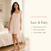 Robe de nuit en coton délavé, coupe ample et minimaliste, grande taille, nouvelle collection 2026, idéale pour les séjours en hôtels de luxe et le repos.