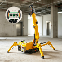 Spider Crane Dengan Lengan Teleskopik untuk Renovasi Konstruksi Kecil dan Pekerjaan Pengangkatan Komponen Dalam Ruangan