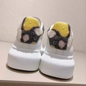 Zapatillas de lujo con decoración de diamantes de marca, diseño original, con cordones, que aumentan la altura, informales, para caminar y correr. - Product Image 5