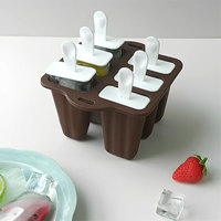 Moule en silicone pour crème glacée Popsicle fait maison Vente directe d'usine Durable Vieux bac à glace Popsicle Outil de meulage domestique