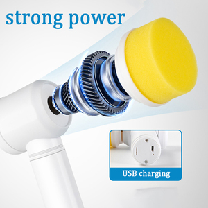 Cepillo de Limpieza Eléctrico Multifuncional para Cocina, Baño, Bañera, Ventanas, Fregadero, Lavavajillas Automático, Herramienta de Limpieza con Carga USB - Product Image 5