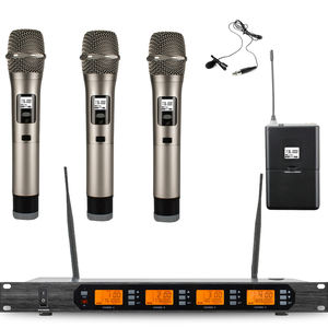 MiCWL Numérique Sans Fil 4 Col De Cygne Microphone De Bureau Conférence de Presse Système Société Conseil d'administration Salle de Réunion Ensembles D400 - Product Image 4