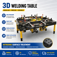 Nouvelle table de soudage 3D robuste en acier Q355, modulaire, pour fabrication de précision, avec surface nitrurée