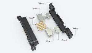 Модернизация водонепроницаемый Ip67 3-контактный адаптер магнитный разъем пружинный магнитный электронный разъем для печатной платы - Product Image 4