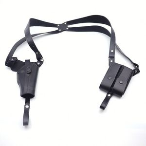 Nouvelle Sacoche Tactique en Cuir pour Extérieur, Sac à Bandoulière en Cuir, Sac à Dos Double Sous le Bras, Holster Dissimulé Sous le Bras - Product Image 2