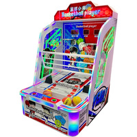 Centre de divertissement intérieur à pièces Joueur de basket-ball Arcade électronique Machine de jeu de tir de basket-ball pour enfants