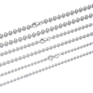 Tianyida gioielli in argento 16 "18" 20 "22" 24 "925 argento Sterling No Nickel allergia per gli uomini e le donne collana - Product Image 1