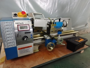 مخرطة سطح مكتب يدوية معدنية متعددة الوظائف بمحرك جديد بدون فرش - Product Image 3