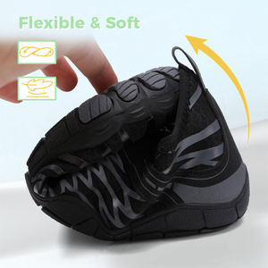 Chaussures d'eau athlétiques respirantes unisexes pour la plage, la marche, la navigation de plaisance, la randonnée, chaussures pieds nus, logo personnalisable, baskets larges pour l'extérieur - Product Image 2