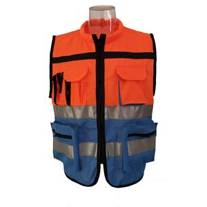 Giubbotto di sicurezza riflettente ad alta visibilità a buon mercato della guardia di sicurezza del traffico Outdoor Wear <span class=keywords><strong>Molle</strong></span> sistema per i motocicli altre attività - Product Image 5