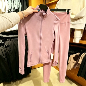 Conjuntos de Yoga para Mujer: <span class=keywords><strong>Chaqueta</strong></span>, Leggings, Top Halter, Camiseta Corta, Ropa Interior Deportiva, Estilo Vintage, Ajuste Holgado - Product Image 1