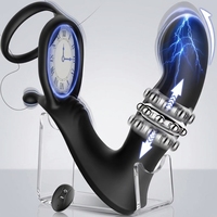 Penisring 9-Gang-Vibration APP-Fernbedienung Elektrischer Prostata-Massager Analer Vibrator für Männer