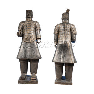 Precio de Fábrica Guerreros de Terracota Estatuas de Decoración de Jardín de Tamaño Real Antiguas Fabricante de Arcilla de Terracota Ejército de Qin Shihuang - Product Image 4