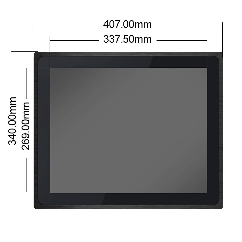 17 Inch Industrial Fanless Touch Screen Panel PC Embedded AMD Generation2/3/4 DDR4 RAMBO All in One Industrial Tablet