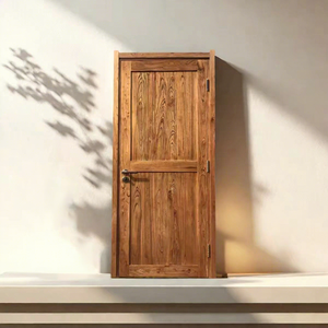 Puerta Corredera de Madera Sólida Insonorizada de Estilo Minimalista para Interiores, Personalizable de Alta Calidad con Tecnología <span class=keywords><strong>MIMO</strong></span> - Product Image 3