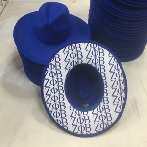 Sombrero Panamá de Tela con Estampado Personalizado, Imitación Lana, Ala Ancha de 9.5cm, Estilo Fedora para Mujer y Hombre, Moda Primavera, Otoño e Invierno - Product Image 3