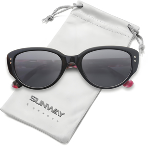 Lunettes de soleil tendance 2025 pour femme, montures œil-de-chat de luxe multicolores, protection UV400, idéales pour l'extérieur - Product Image 2