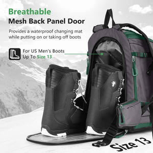 Free sample Factory Custom Logo Ski Sport <b>Backpack</b> Portable Large Capacity Outdoor Sports Ski Helmet Bag - Product Image 2