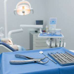 Pince d'extraction dentaire manuelle en acier inoxydable de haute qualité Instruments d'extraction inférieurs supérieurs pédiatriques à motif anglais - Product Image 3