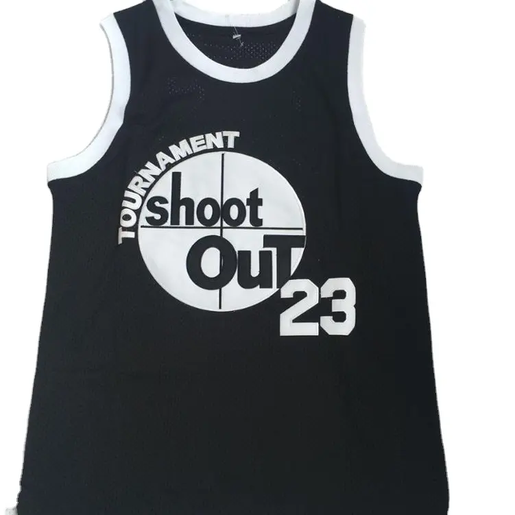 Custom black blue #23 54# 96# basketball jersey for men baseball uniform jersey