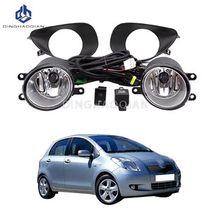 1 jeu de phares antibrouillard pour <span class=keywords><strong>Toyota</strong></span> <span class=keywords><strong>Yaris</strong></span> Hatchback Vitz <span class=keywords><strong>2006</strong></span> 2007 2008 2009 2010, cache de calandre, enjoliveur, pare-chocs avant, <span class=keywords><strong>phare</strong></span> antibrouillard - Product Image 2