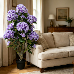 120cm New Arrived <b>Artificial</b> Plant Hydrangea Faux Custom Flower Laurustinus <b>Tree</b> for Wedding Decor, Garden Landscaping & Decking - Product Image 4