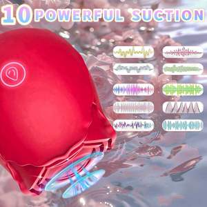 Gül tarzı emme vibratör tüm ağda sıcak satış en iyi aşk yetişkin seks oyuncak toptan dükkanı - Product Image 3