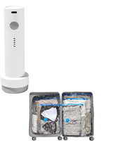 Mini pompe à air électrique USB pour sacs de rangement sous vide, pompe de mise sous vide compacte rechargeable sans fil pour vêtements et emballage de voyage