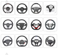 Volant en cuir et fibre de carbone adapté à BMW M1 M2 M4 M5 M6 F10 F18 F11 F12 F30 X1 X2X3X4X5 X6 Série 3 Série 5 E90 E92