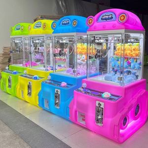 เครื่องเกมอาร์เคด Artberl Family Fun แบบเครน สำหรับพ่อแม่ลูก จับตุ๊กตา ของเล่นหนีบตุ๊กตา สีชมพู พลาสติกอะคริลิค รับน้ำหนักได้ 20 กก. ใช้ไฟ 110/220V รับประกัน 1 ปี - Product Image 1