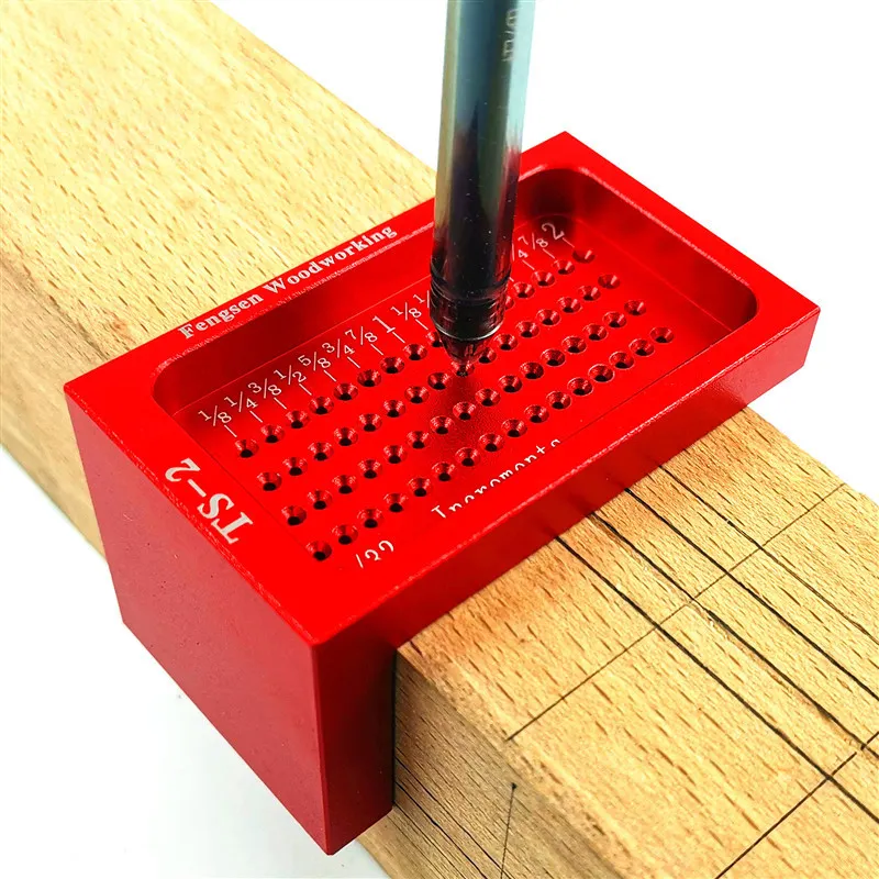 Régua de ferramenta de medição tipo t, escriba e marcador, liga de alumínio para carpinteiro, posicionamento de buraco, régua para carpinteiro