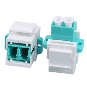 单模多模DX LC至LC母梯形耦合器墙板光纤适配器配线架表面安装盒 - Product Image 2