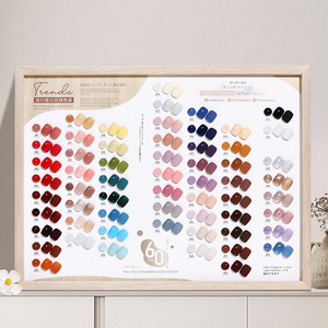 Lot de 60 vernis à ongles gel UV/LED à haute pigmentation, base caoutchouc, pour salon de manucure - Product Image 1